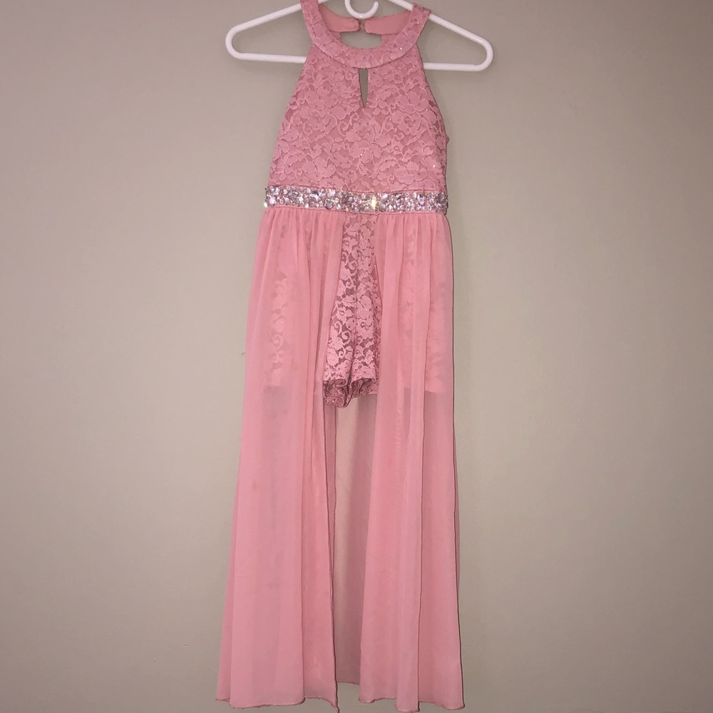 Pink Romper Dress